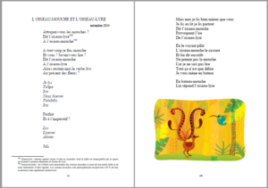 Extrait de "La chouette vie des animots" de Jean Luc LECAILLE